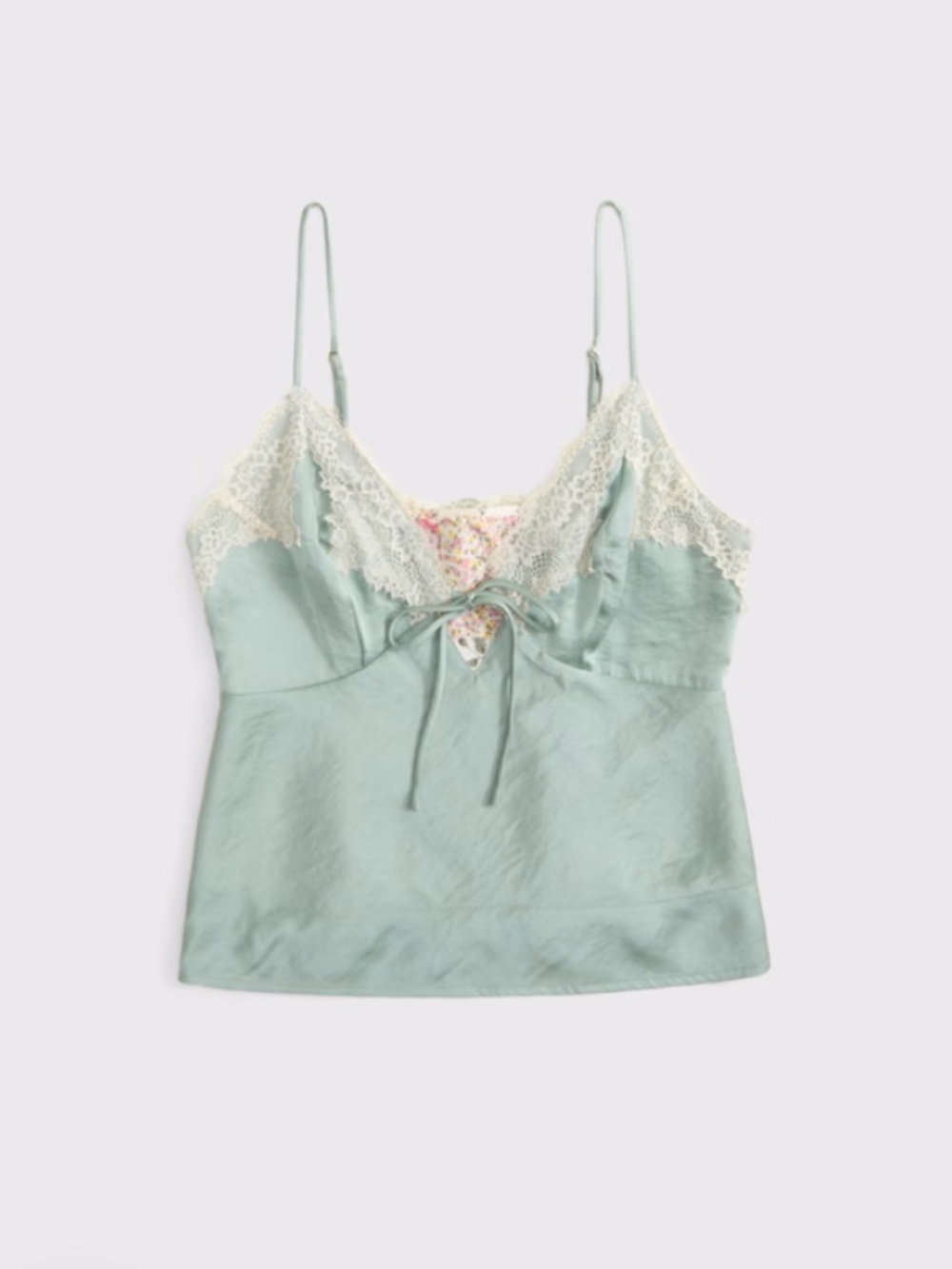 NWT Abercrombie & Fitch Bella 2-in-1 Reversible Tie-Front Cami size S